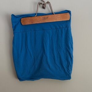 Unbranded Vtg Vintage Y2K Soft Comfy Light Blue Mini Skirt Women’s Size S Small